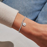 Joma Jewellery A Little Work Bestie bracelet worn on wrist