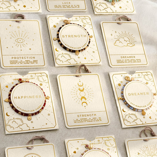 Joma Jewellery affirmation bracelet collection selection
