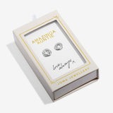 Joma Jewellery Amazing Auntie earrings present for auntie in gift box
