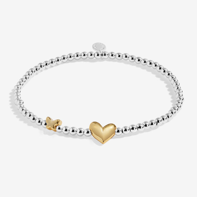 Joma Jewellery A Little April silver and gold-plated birth month bracelet