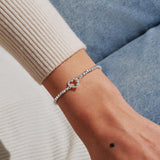 Joma Jewellery Best Gran Ever silver bracelet worn on wrist