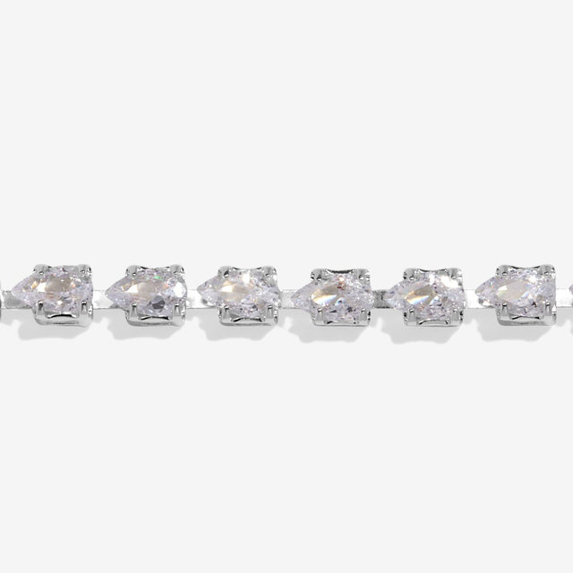 Silver plated Joma Jewellery tennis bracelet with sparkling stone detailing