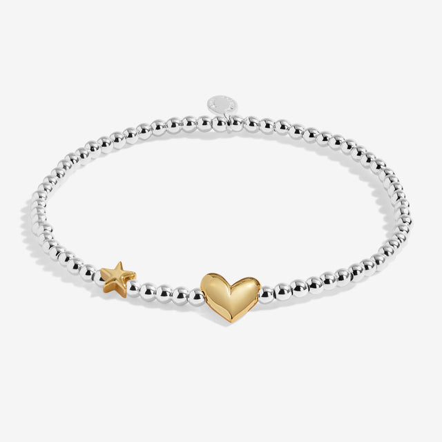 Joma Jewellery A Little December silver and gold-plated birth month bracelet
