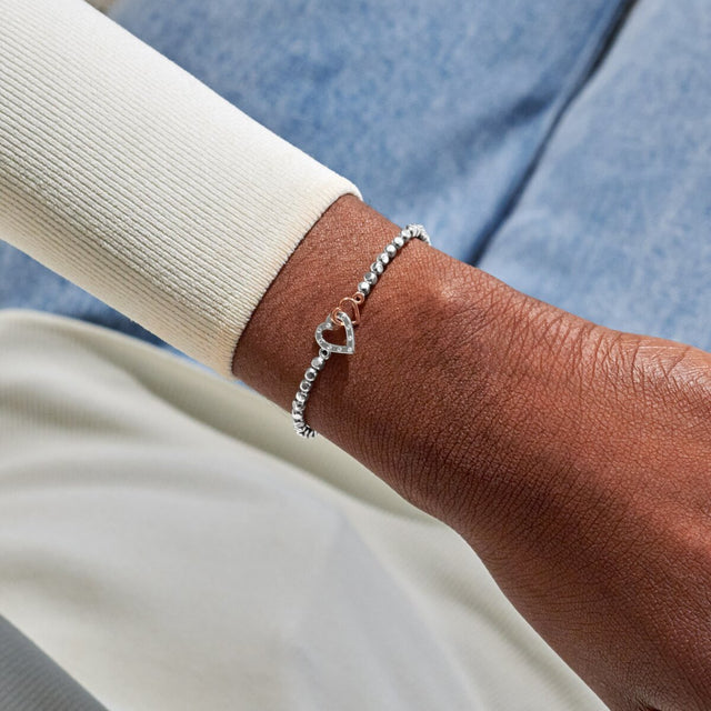 Joma Jewellery Mother and Daughter Forever Together bracelet worn on wrist