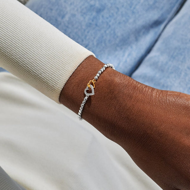 Joma Jewellery Mother and Son Forever Together bracelet worn on wrist