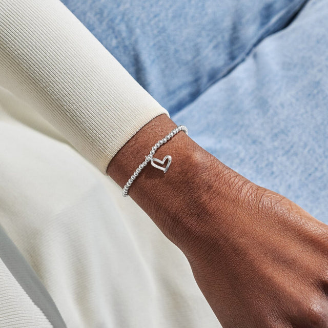 Joma Jewellery Love You Mum bracelet worn on wrist
