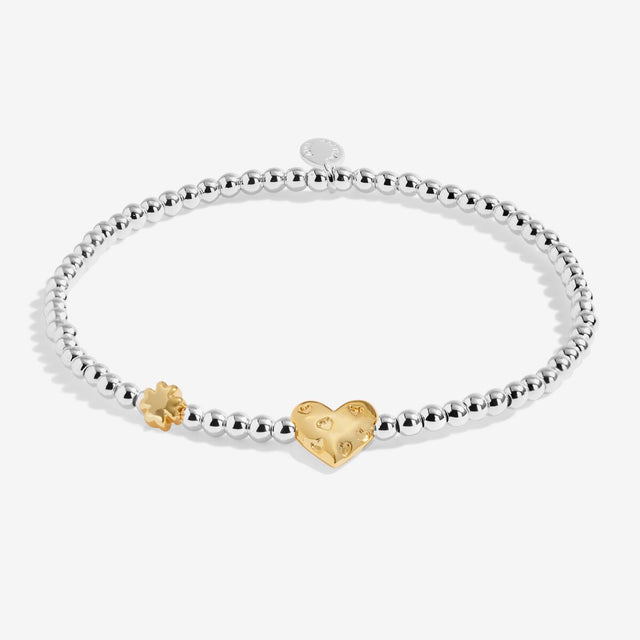 Joma Jewellery A Little March silver and gold-plated birth month bracelet