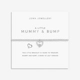 Joma Jewellery Mummy & Bump bracelet with sentiment card and gift packaging