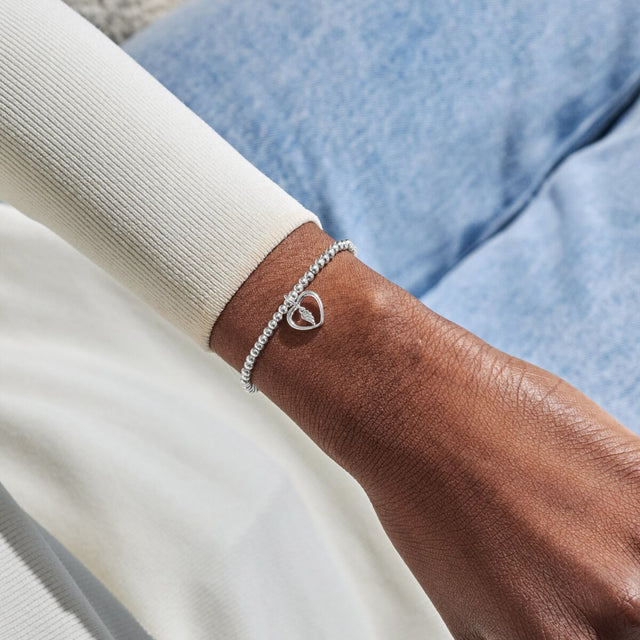 Joma Jewellery Mums Are Angels In Disguise bracelet worn on wrist