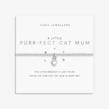 Joma Jewellery Purr-Fect Cat Mum bracelet with gift bag and sentiment card
