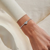 Joma Jewellery Remembrance A Little Grandma silver-plated bracelet worn on the wrist