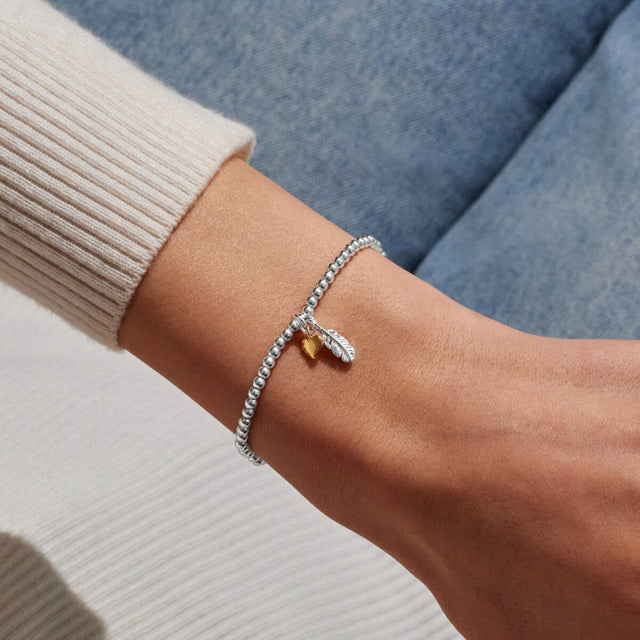 Joma Jewellery Sending Love And Strength bracelet worn on wrist