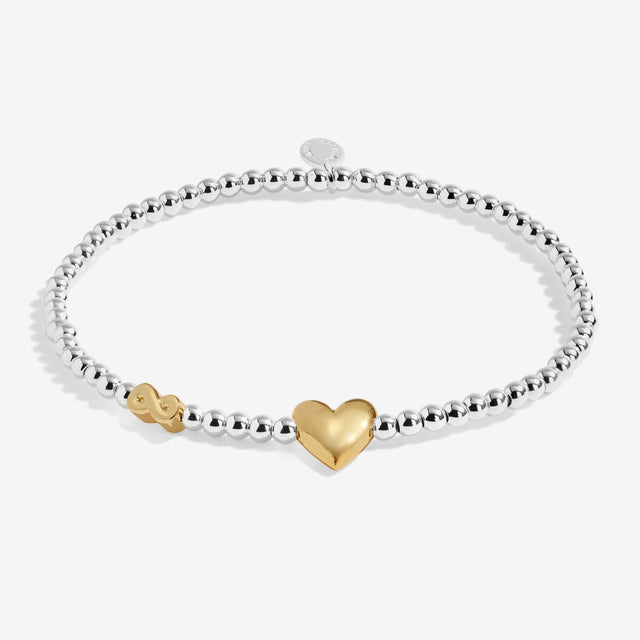 Joma Jewellery A Little September silver and gold-plated birth month bracelet