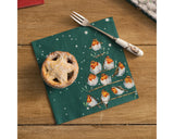 Wrendale Designs Christmas Lunch Napkin Robin - Rockin' Robins