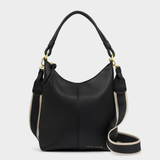 Katie Loxton Hallie Satchel Bag in Black vegan leather handbag