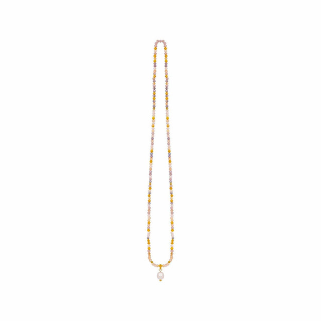 Marigold Charm crystal jewellery wrap necklace as part of the Kiki Collection.