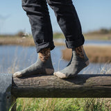 Wrendale Designs Bear Men's Sock - In My Footsteps