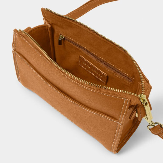 Katie Loxton Perri Crossbody Bag - Cognac