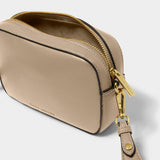 Katie Loxton Marni Mini Crossbody Bag - Light Taupe/Charcoal