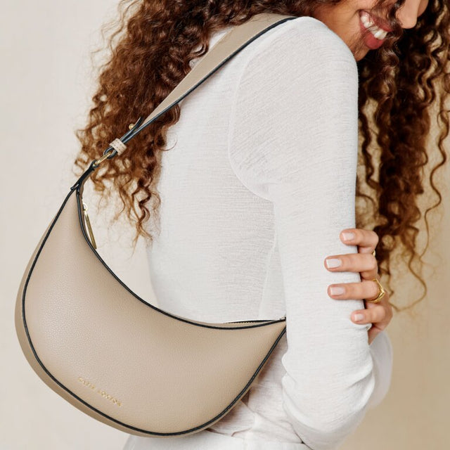 Katie Loxton Marni Small Shoulder Bag - Light Taupe