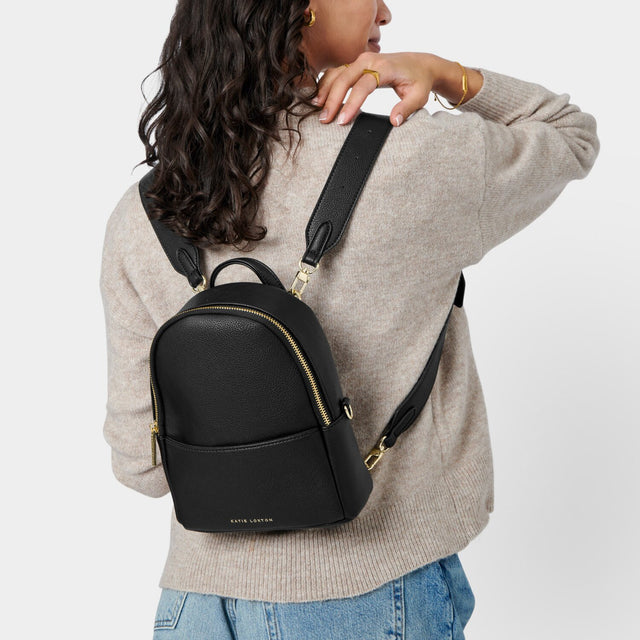 Katie Loxton Mika Small Backpack - Black