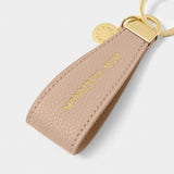 Katie Loxton Sentiment Loop Keyring - Wonderful Mum Nude Pink
