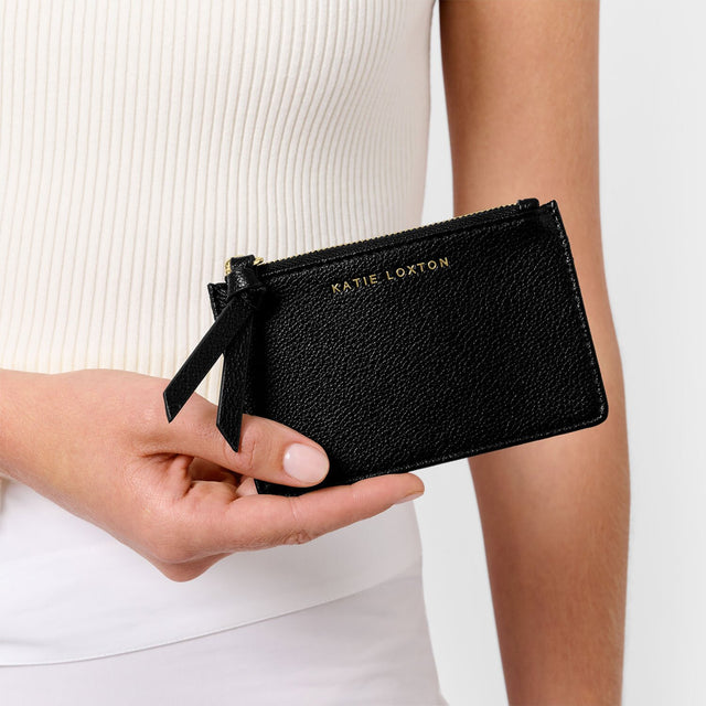 Katie Loxton Hallie Coin & Card Holder - Black