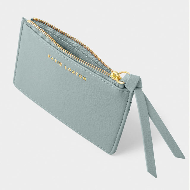 Katie Loxton Hallie Coin & Card Holder - Duck Egg Blue