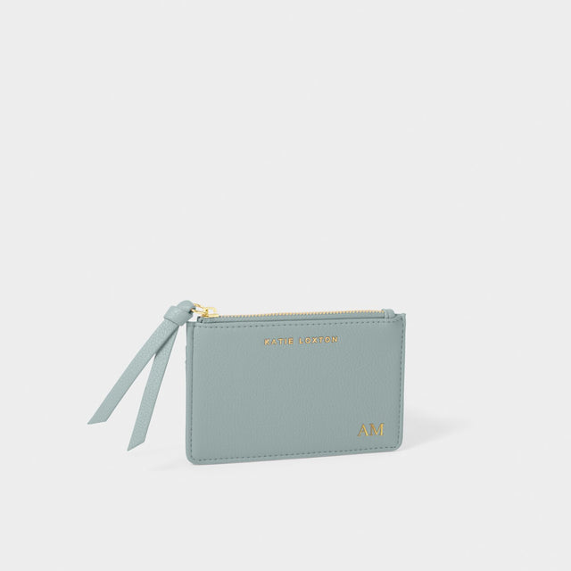 Katie Loxton Hallie Coin & Card Holder - Duck Egg Blue