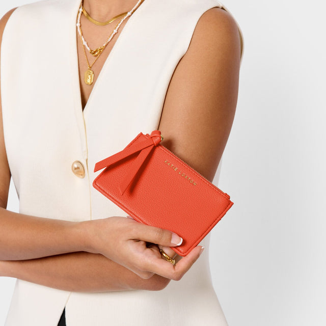 Katie Loxton Hallie Coin & Card Holder - Deep Orange