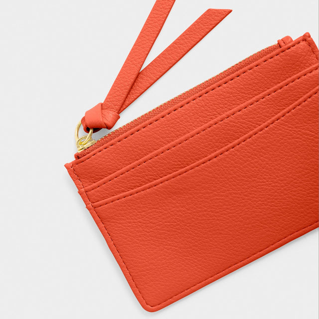 Katie Loxton Hallie Coin & Card Holder - Deep Orange
