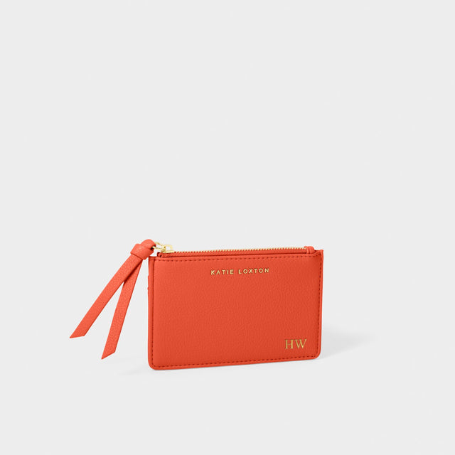 Katie Loxton Hallie Coin & Card Holder - Deep Orange