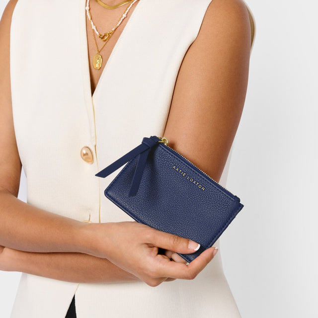 Katie Loxton Hallie Coin & Card Holder - Midnight Blue