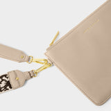 Katie Loxton Hallie Wristlet Pouch - Light Taupe