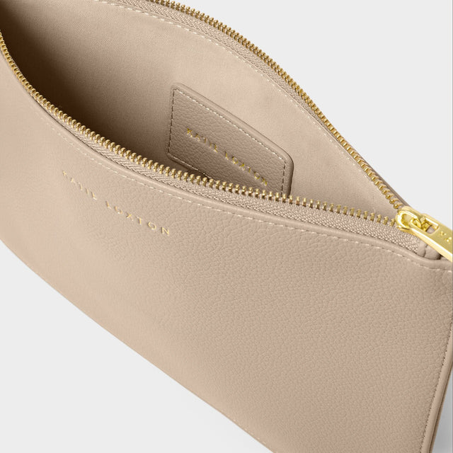 Katie Loxton Hallie Wristlet Pouch - Light Taupe