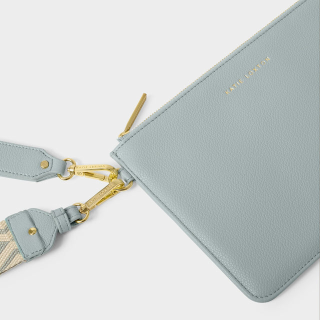 Katie Loxton Hallie Wristlet Pouch - Duck Egg Blue