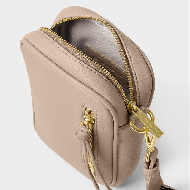 Katie Loxton Hallie Small Crossbody Bag - Taupe