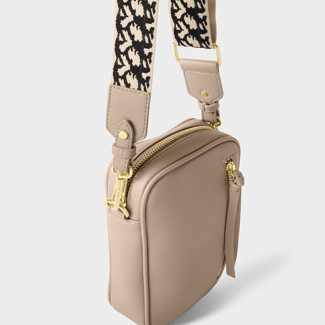 Katie Loxton Hallie Small Crossbody Bag - Taupe