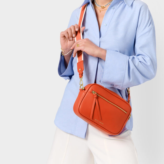 Katie Loxton Hallie Crossbody Bag - Deep Orange