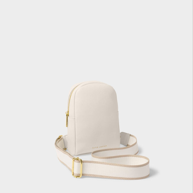 Katie Loxton Kaite Canvas Strap Sling Bag - Off White