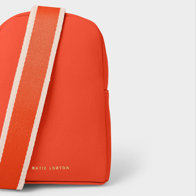 Katie Loxton Kaite Canvas Strap Sling Bag - Deep Orange