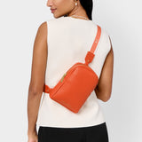 Katie Loxton Kaite Canvas Strap Sling Bag - Deep Orange