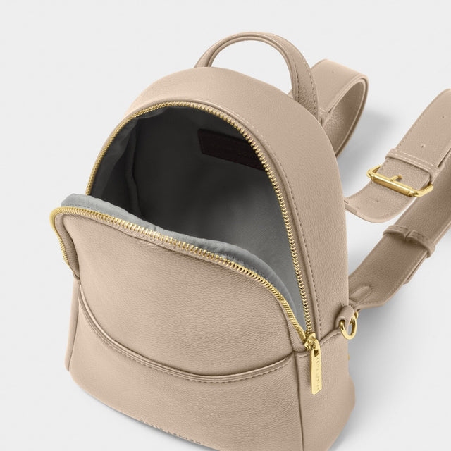 Katie Loxton Mika Small Backpack - Light Taupe