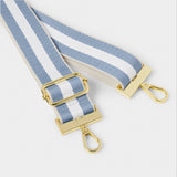 Katie Loxton Canvas Strap - Blue Aura Triple Stripe