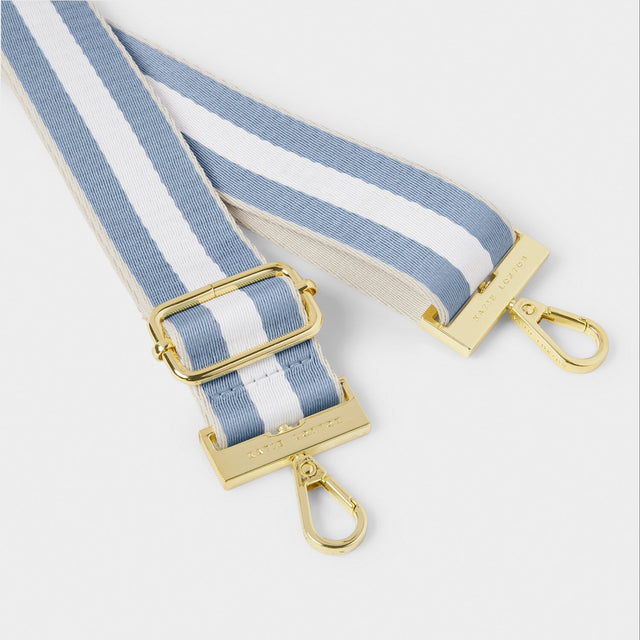 Katie Loxton Canvas Strap - Blue Aura Triple Stripe