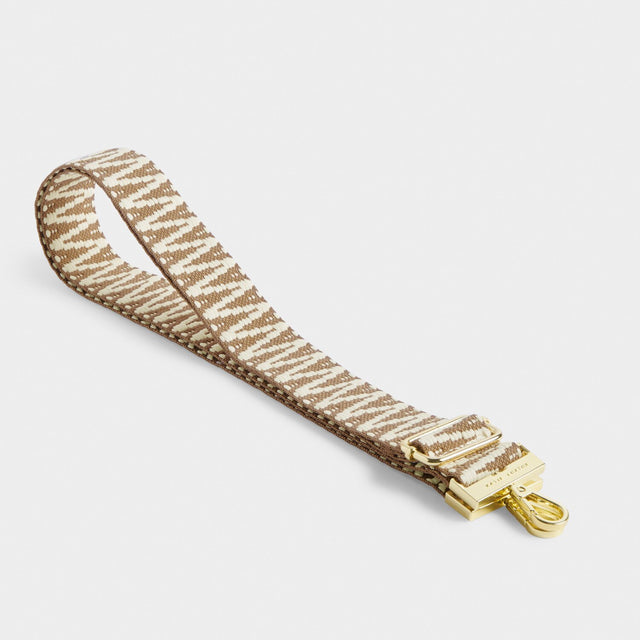 Katie Loxton Canvas Strap - Blue Sand Zig Zag