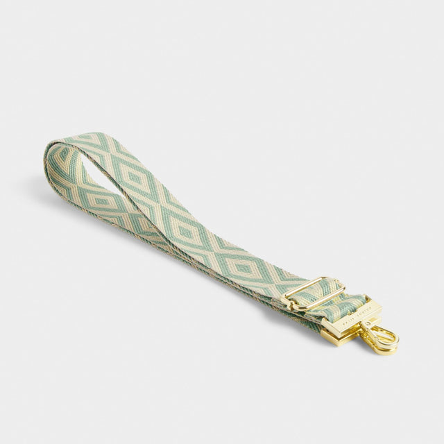 Katie Loxton Canvas Strap - Seafoam Geometric