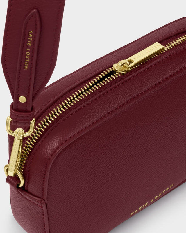 Katie Loxton Avery Small Crossbody Bag - Cherry