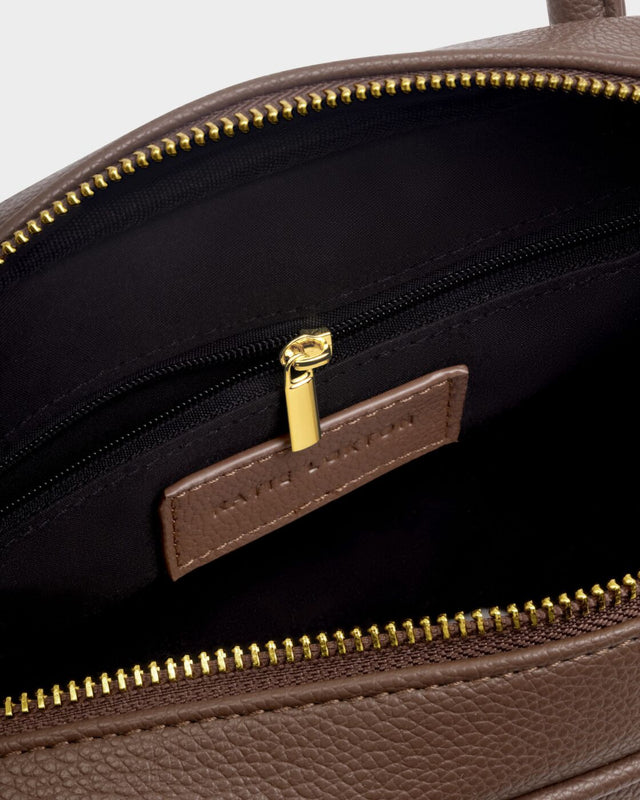 Katie Loxton Hadley Bowling Bag in Dark Chocolate