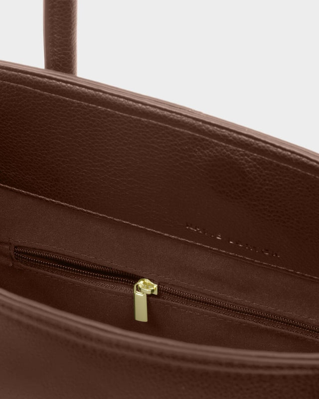 Katie Loxton Hadley Shoulder Tote Bag - Dark Chocolate